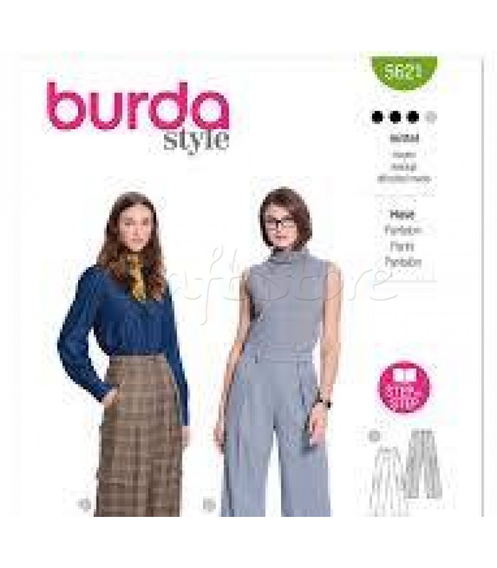 Burda πατρόν  παντελόνι 5621